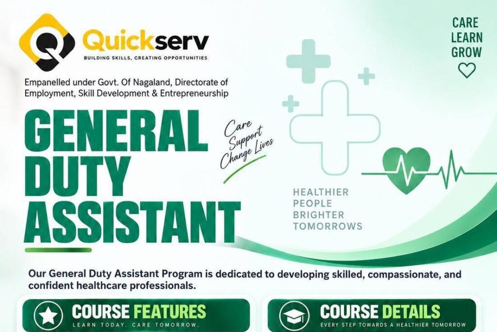 Quickserv is Hiring Nursing Assistants/ General Duty Assistants and Staff Nurses / GNM