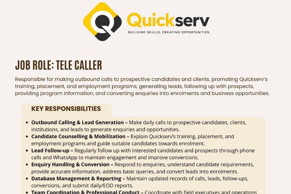 Hiring telecaller